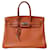 Hermès HERMES BIRKIN 35 2 Farbe Lederhandtasche Orange  ref.382223