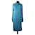Marcel Ostertag Robes Viscose Elasthane Acetate Bleu  ref.382491