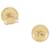 Burberry Gold Gold-tone Cufflinks Golden Metal  ref.382669