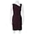 Diane Von Furstenberg DvF Gladys bicolour dress Black Dark purple Viscose  ref.383162