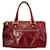 Prada Vitello Rubino Tote Bag Red Leather  ref.383392