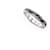 CHANEL ULTRA PM RING 61 J3092 in white gold 18K & BLACK CERAMIC GOLD RING Silvery  ref.383406