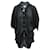 Junya Watanabe Vestido extragrande drapeado negro Poliéster  ref.383457