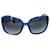 Alexander Mcqueen Gafas de sol extragrandes azules Plástico  ref.383497