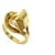 Hermès VINTAGE BAGUE HERMES CLOU DE FORGE TAPISSIER T50 EN OR JAUNE 18K 9.6GR GOLD RING Doré  ref.383594