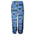 Roseanna Pantaloni blu con stampa ananas Seta  ref.383634