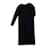 Chanel Robe longue noire Paris/HAMBURG Cachemire  ref.383973