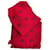 Montsouris Louis Vuitton Logomania Vermelho Lã  ref.383990