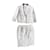 Chanel Kultiger Tweed-Anzug in Ecru Roh  ref.383991