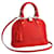 Louis Vuitton LV Alma Epi rojo Roja Cuero  ref.384011