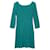 Diane Von Furstenberg Robes Coton Polyamide Rayon Turquoise  ref.384030