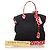 Louis Vuitton Black Monogram Lockit Vertical Yayoi Kusama Dots Infinity MM Nero Rosso - vista 10