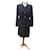 Prada vintage full black suit Viscose  ref.384186