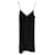 Chanel Vestido negro de seda  ref.384518