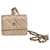 Chanel Portacarte con catena Beige Pelle  ref.384681