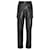 Salvatore Ferragamo new black leather cargo pants 48 It  ref.384749