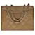 Lovely Chanel Classique Full-Flap-Tasche aus gestepptem Lammleder in Taupe, garniture en métal doré Karamell  ref.384773