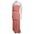 Halston Heritage Robe bustier rose en crêpe georgette Polyester  ref.384776