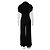 Issa Kurzärmliger schwarzer Jumpsuit - Ansicht 3