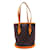 Louis Vuitton Bucket Marrone Tela  ref.384877