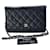 Chanel wallet on chain Black Leather  ref.385626