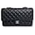 Timeless Chanel Medium Classic gefütterte Flap Bag aus Kaviarleder Schwarz  ref.385697