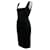 Dolce & Gabbana [Occasion] DOLCE & GABANNA Robe Noire Sans Manches Elasthane Polyamide Acetate  ref.385956