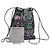 Mochila Balenciaga de cuero negro con cordón Graffiti Explorer - vista 10