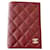 Porte-passeport Chanel Cuir Bordeaux  ref.386265