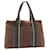 Hermès HERMES Troca Horizontal MM Tote Bag Canvas Brown Auth ar4838 Cloth  ref.386538