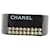 Chanel 06Bracelet manchette à logo en cristal noir P CC  ref.386735