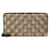 Gucci GG bees zip wallet Beige Leather  ref.387402