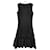 Alaïa Vestido de vuelo de lana negro Alaia  ref.387413
