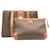 Céline CELINE Macadam Canvas Clutch Bag Tote Bag 2Set Brown Auth fm598 Cloth  ref.387424