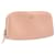 CHANEL COCO Button Cosmetic Pouch Leather Pink CC Auth gt1382  ref.387450