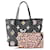 Louis Vuitton Black x Pink Wild at Heart Neverfull MM with Pouch Leather  ref.387510