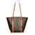 Louis Vuitton Brown Monogram Sac Shopping 48 Cuir Toile Marron  ref.387559