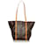 Louis Vuitton Brown Monogram Sac Einkaufen 48 Braun Leder Leinwand  ref.387563