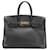 Hermès Noir Togo Birkin 35 Cuir Veau façon poulain  ref.387568