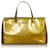 Louis Vuitton Gold Vernis Wilshire PM Dorado Cuero Charol  ref.387590