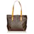 Louis Vuitton Brown Monogram Cabas Piano Leather Cloth  ref.387609