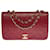 Timeless Lovely Chanel Classique Full Flap shoulder bag in burgundy quilted leather, garniture en métal doré Dark red  ref.388011