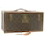 LOUIS VUITTON Monogram Boite Buteil Hand Bag Vanity Vintage M21822 Auth gt1389 Brown Cloth  ref.388211