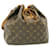 LOUIS VUITTON Monogram Petit Noe Shoulder Bag M42226 LV Auth gt1401 Brown Cloth  ref.388221