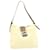 FENDI Zucca Canvas Mamma Baguette Shoulder Bag Beige Silver Auth rd2017 Silvery  ref.388260