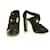 Pierre Hardy Black Patent Leather Suede Ankle Booties Peep Sandals shoes sz 38  ref.388335