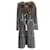 Vintage Cappotto in pelle scamosciata Marrone scuro Scamosciato  ref.388359