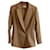Yves Saint Laurent Jacket Beige Wool  ref.388473