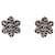 Chanel Schneeflocke Ohrringe Silber Metall  ref.388502