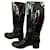 Prada black patent boots Patent leather  ref.388992